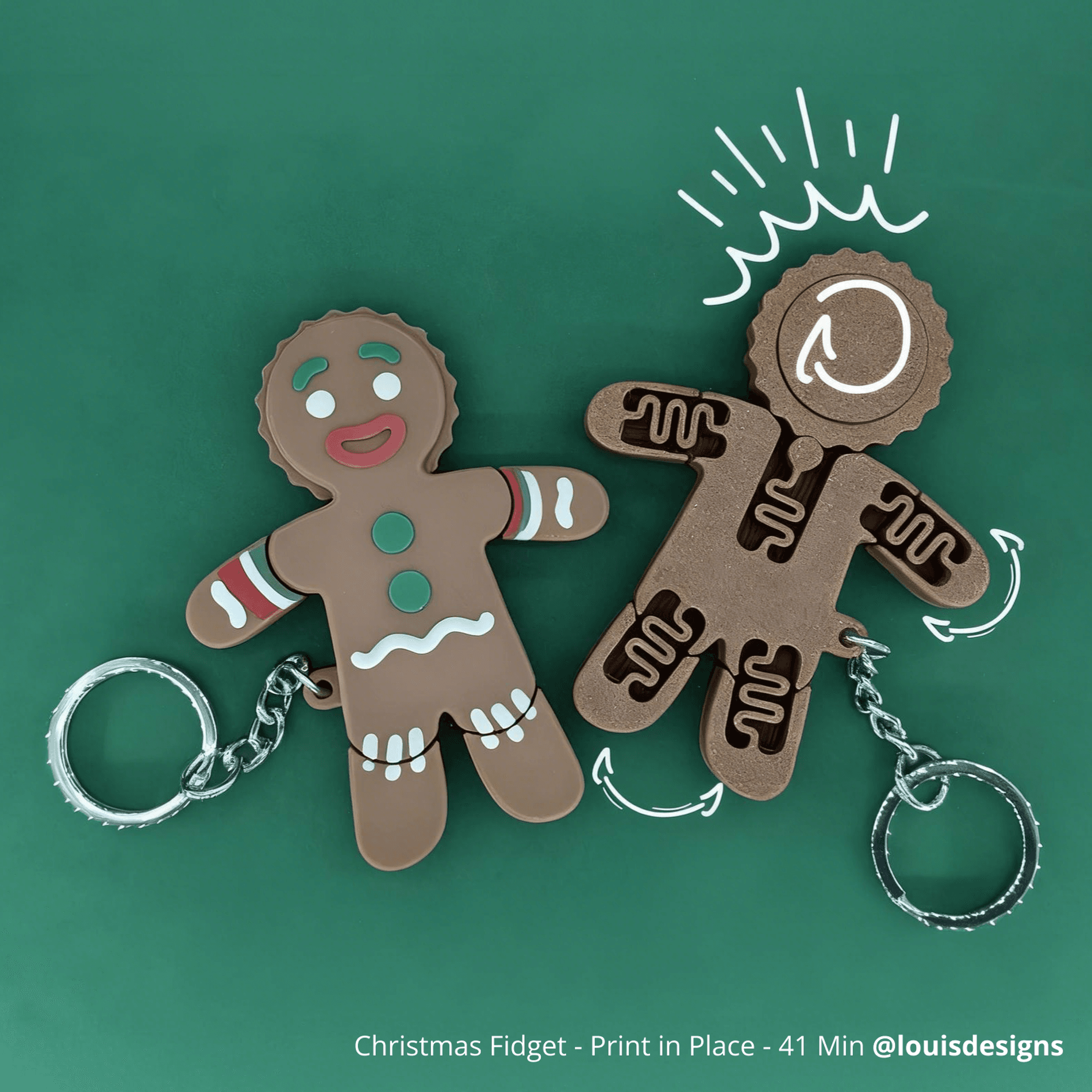 Split Ring Keychain (10pcs) | Bambu Lab EU Store