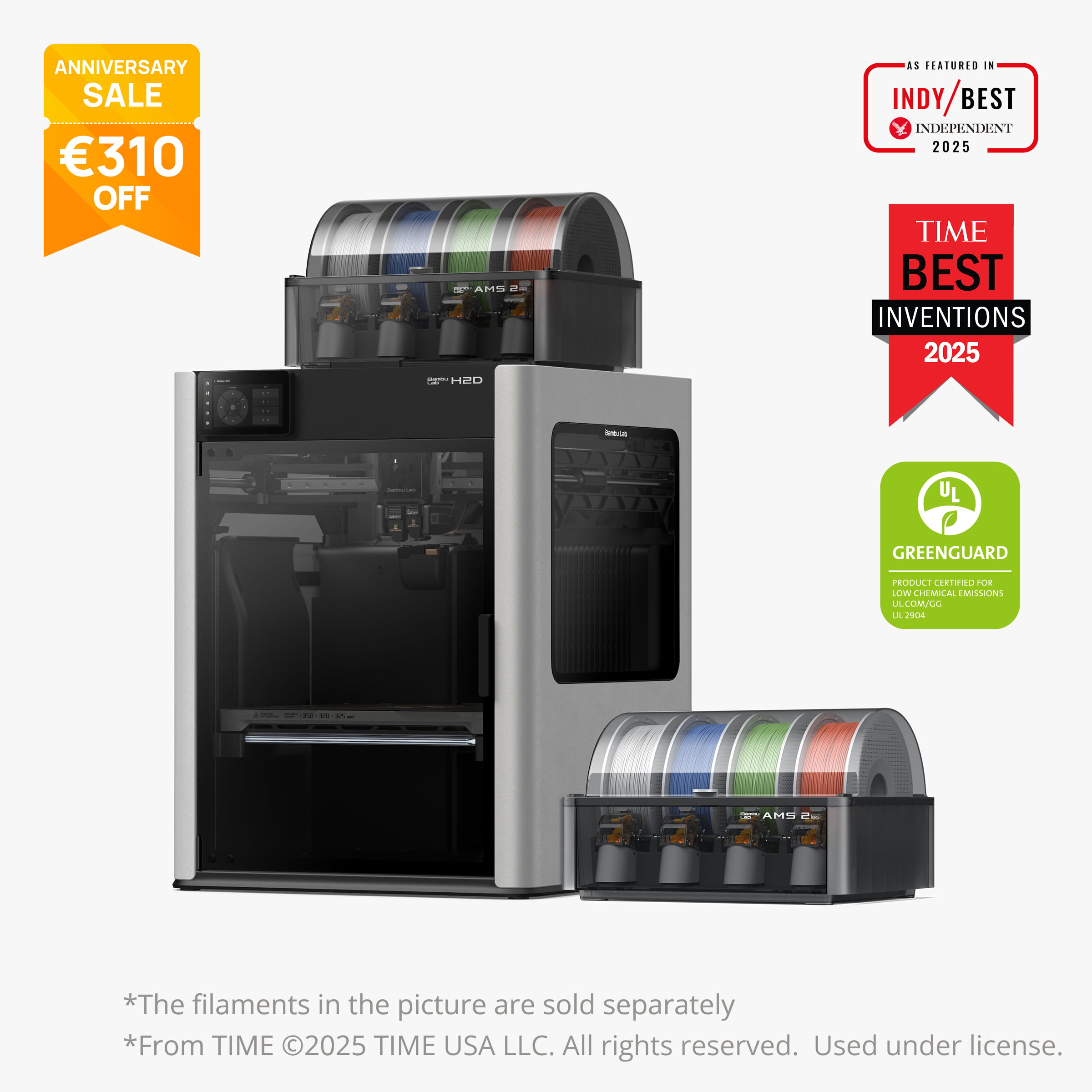 Bambu Lab H2D | Dual Extruder 3D Printer | Bambu Lab EU Store