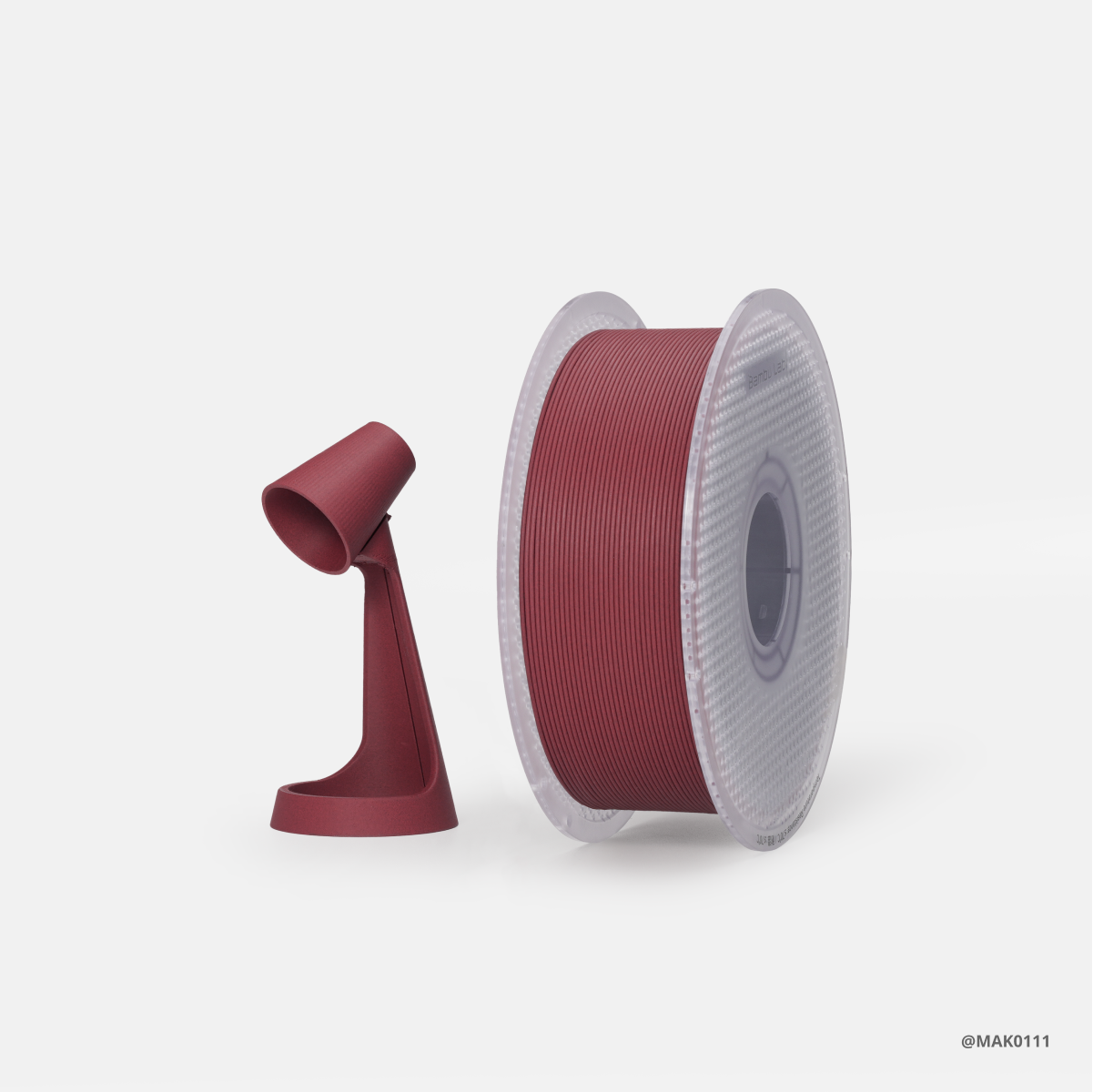 Bambu Lab CF - Burgundy Red thumbnail 2