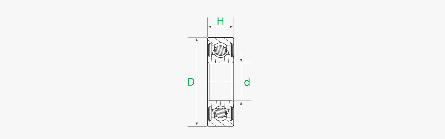 Stainless Steel Deep Groove Ball Bearings | Miniature Shielded Bearings ID 2mm-55mm