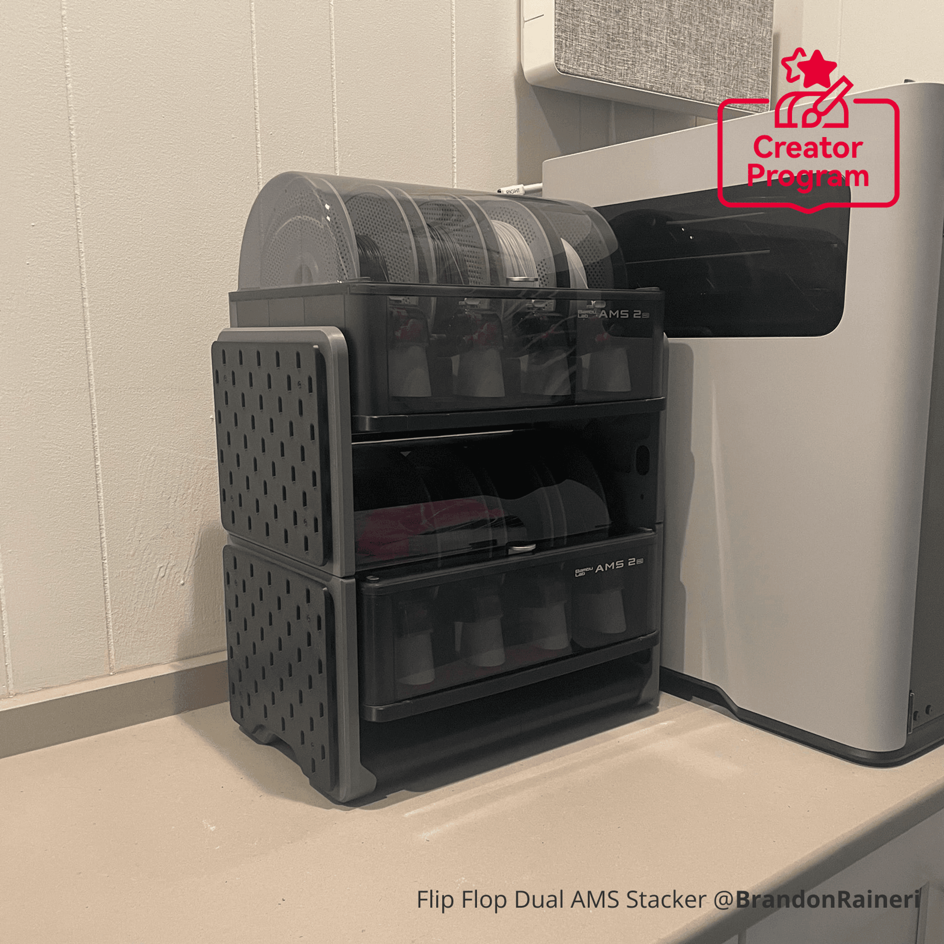 Flip Flop Dual AMS Stacker | Bambu Lab EU Store