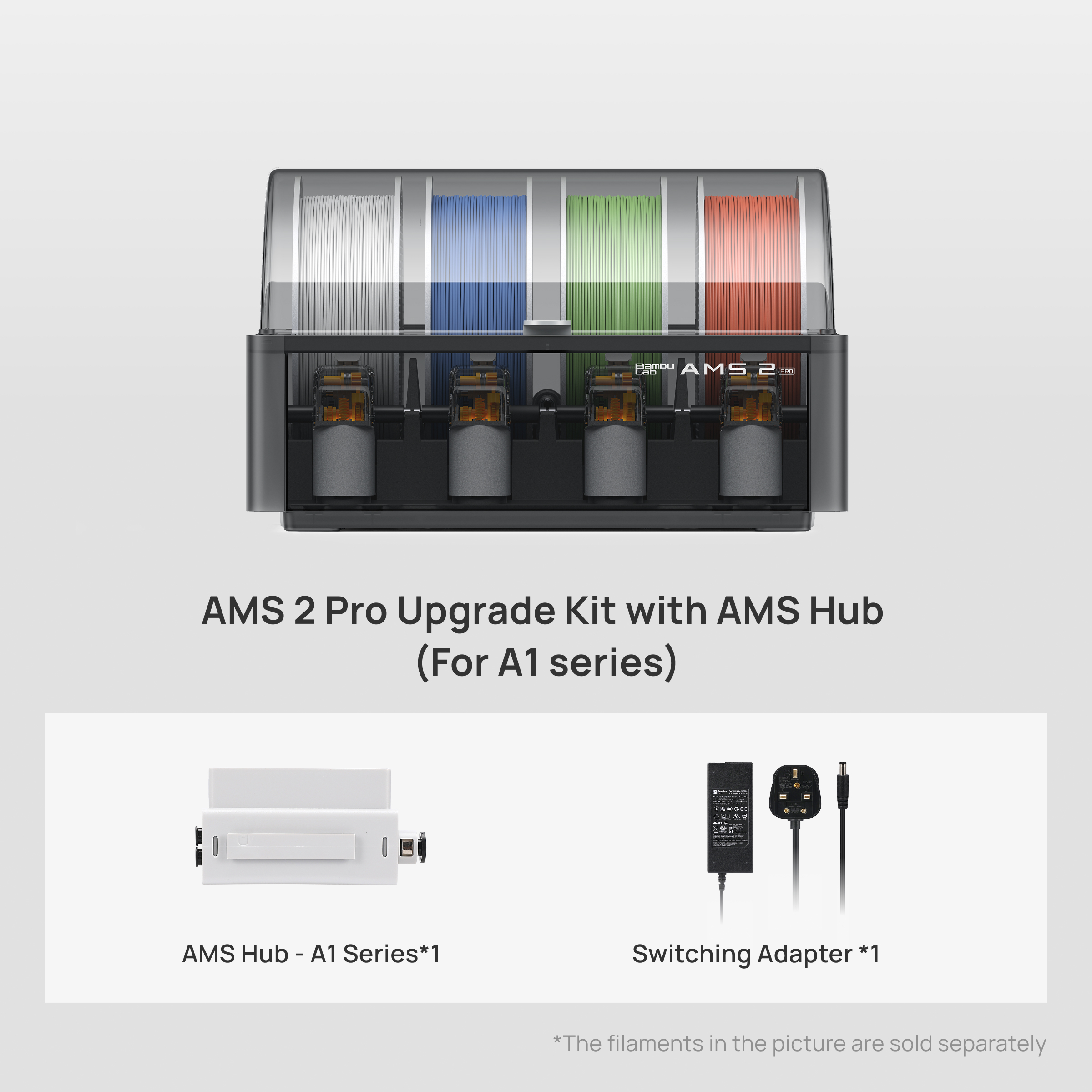 Bambu Lab AMS 2 Pro - Automatic Material System | Bambu Lab EU