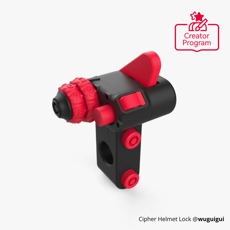 Deployed Cipher Lock Cipher Helmet Lock Kit | Bambu Lab EU Store