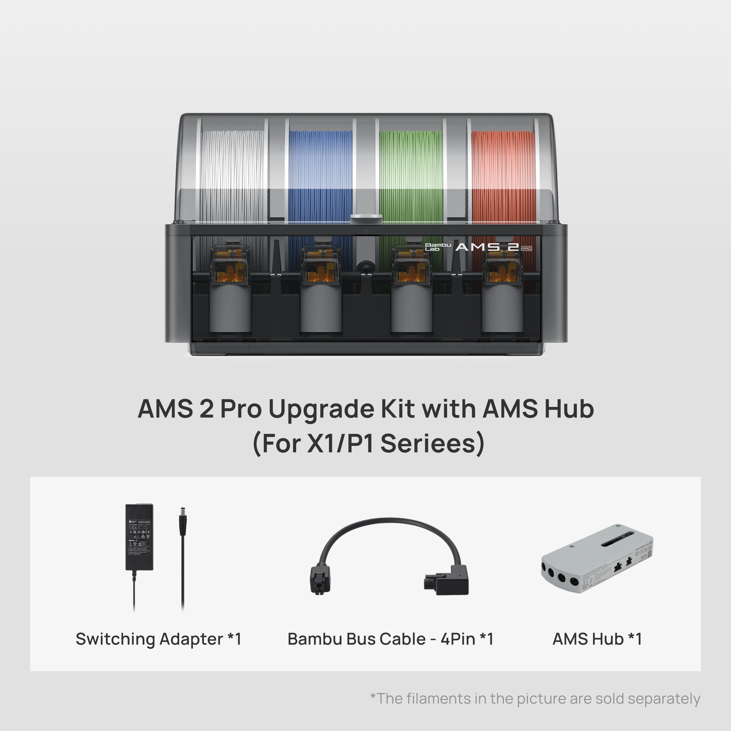 Bambu Lab AMS 2 Pro - Automatic Material System | Bambu Lab EU Store