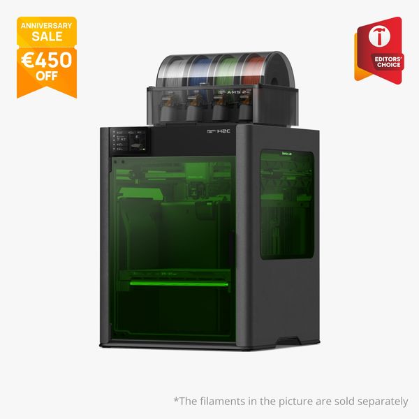 Buy Bambu Lab H2C: Purge-Saving Multi-Material, Multi-Color 3D