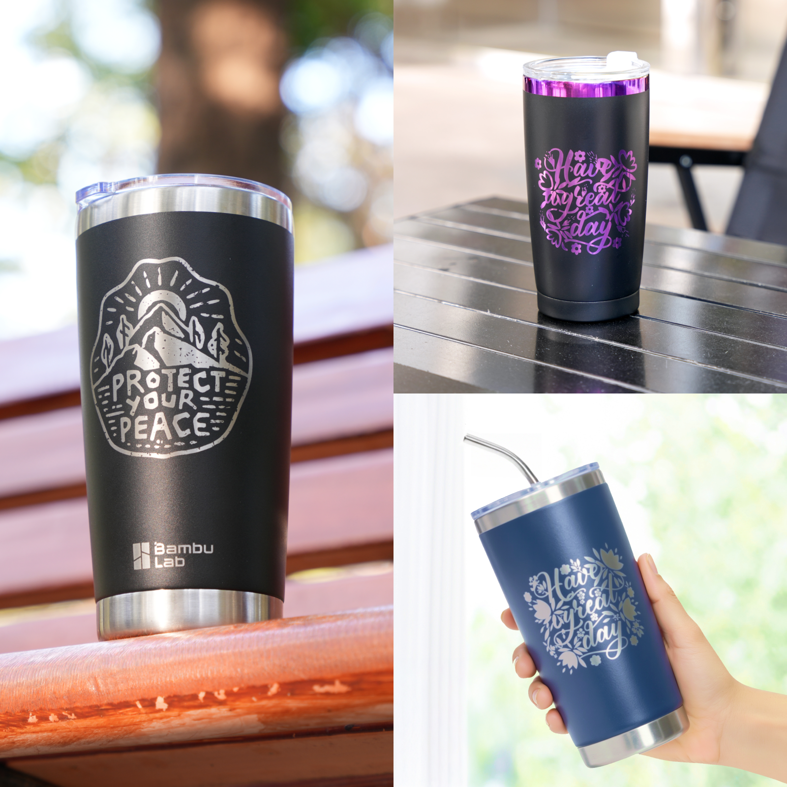 20oz Stainless Steel Tumbler | Bambu Lab EU Store