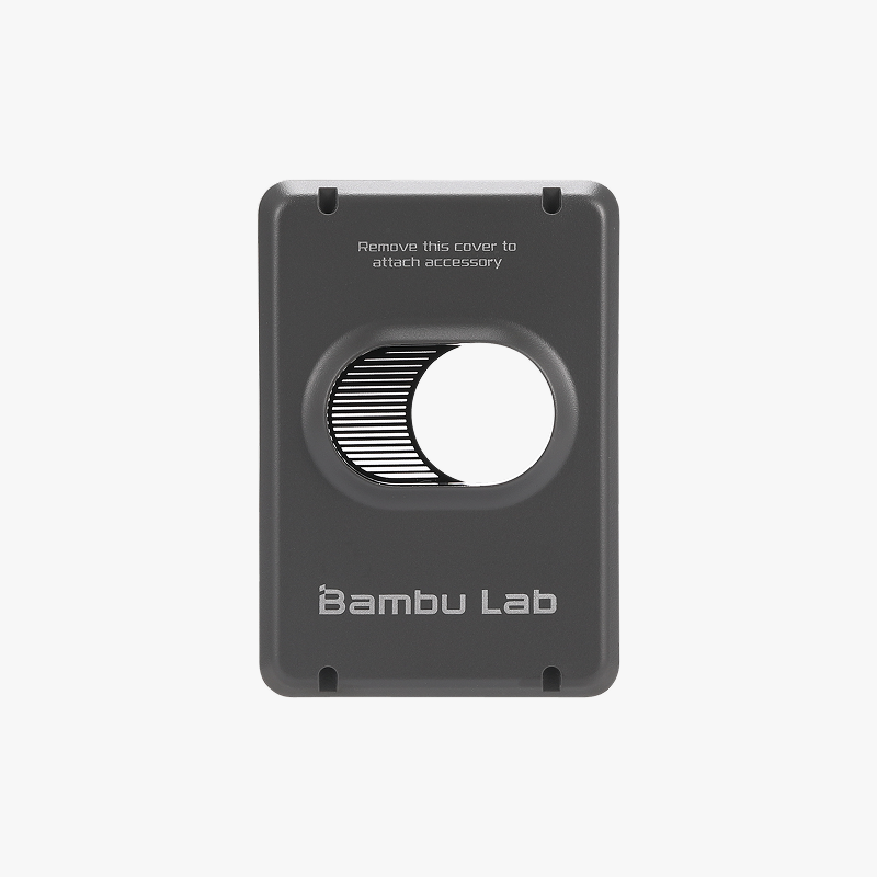Capot avant de la tête d'outil Bambu Lab H2D/H2S, vue arrière avec emplacements de fixation