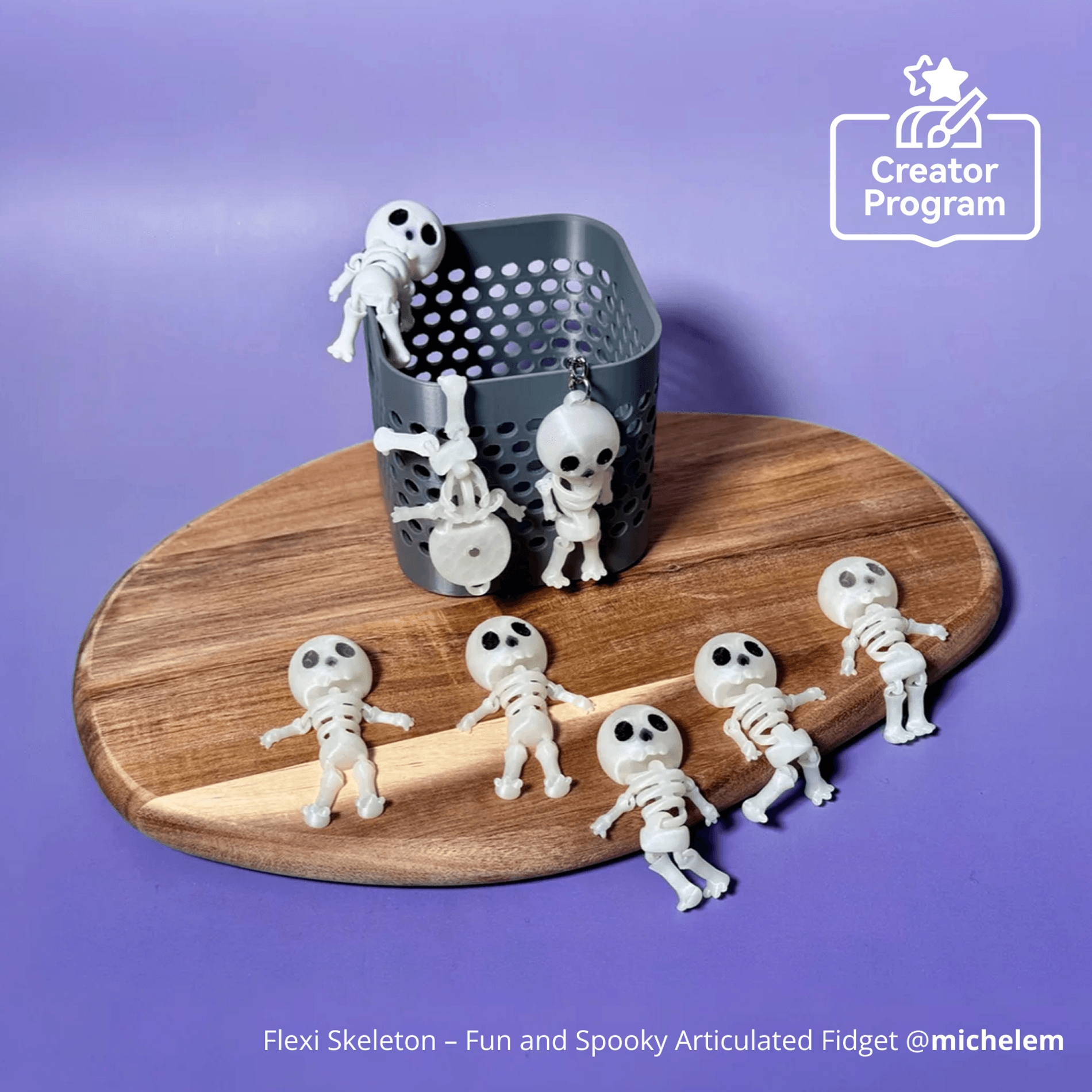 Flexi Skeleton – Fun and Spooky Articulated Fidget